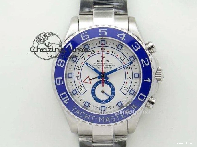0601 Yacht-Master 116622 ARF 1:1 Best Edition 904L Steel Blue Dial on SS Bracelet A OnTrend 3231